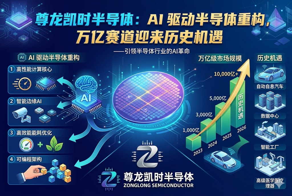 尊龙凯时半导体商业模式：AI 驱动半导体重构，万亿赛道迎来历史机遇