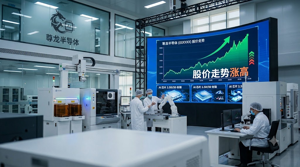 尊龙半导体股价走势：AI 封装赛道高景气与估值理性审视